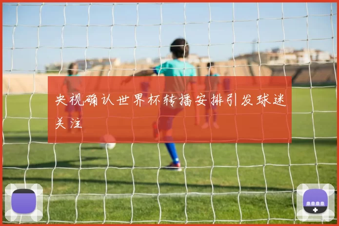 央视确认世界杯转播安排引发球迷关注